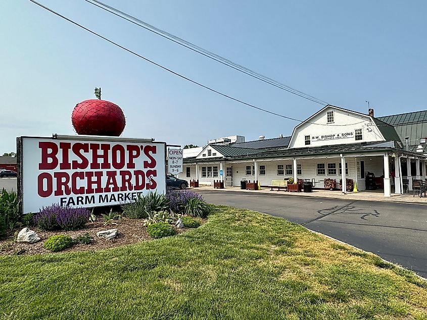 Bishop's Orchards market in Guilford, Connecticut