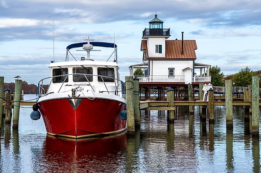  Roanoke River Lighthouse in Edenton, North Carolina