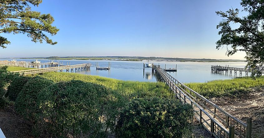 The spectacular seaside at Kiawah Island, South Carolina.