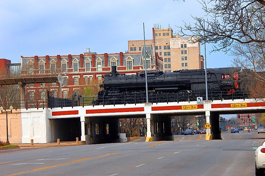 Historic attractions in Wichita, next to Haysville in Kansas.