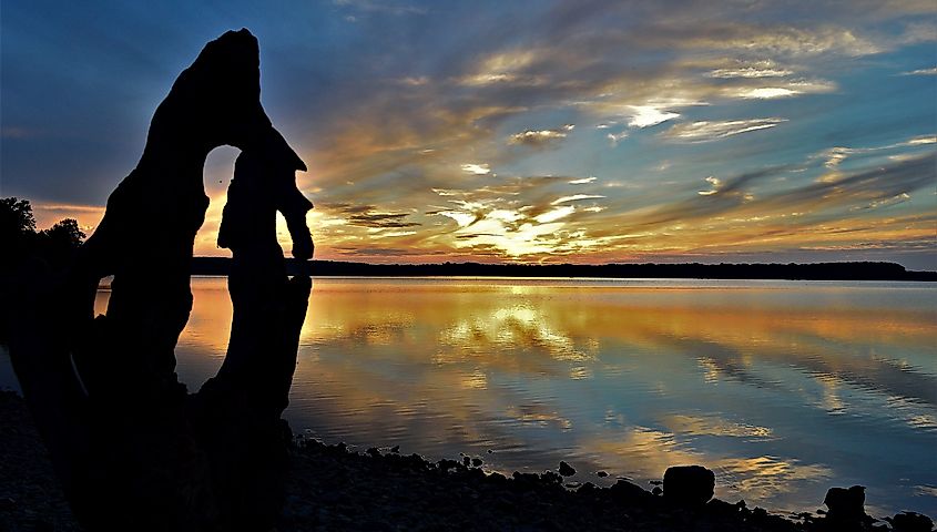 Grand Lake in Grove, Oklahoma.