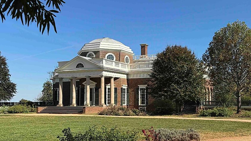 Thomas Jefferson's Monticello Photo By Bryan Dearsley