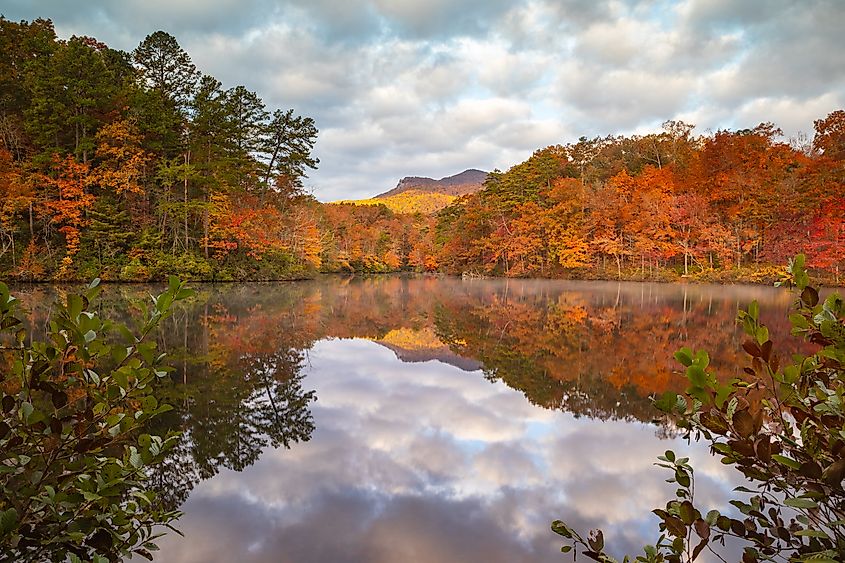 Lake Pinnacle in Pickens, South Carolina.