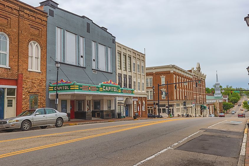 Historical district of Greensville, Tennessee. Editorial credit: Dee Browning / Shutterstock.com