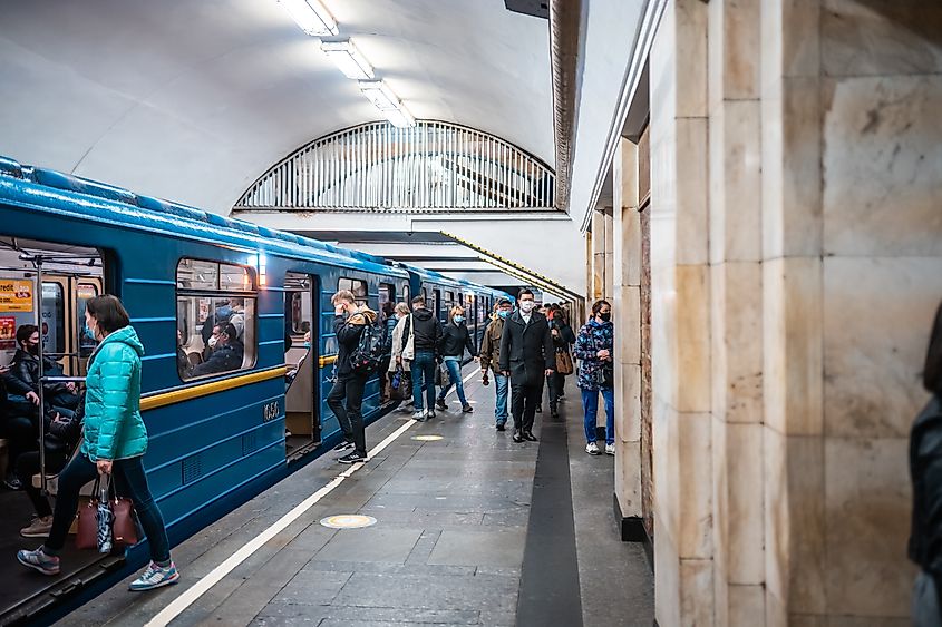 Zoloti Vorota Metro in Ukraine