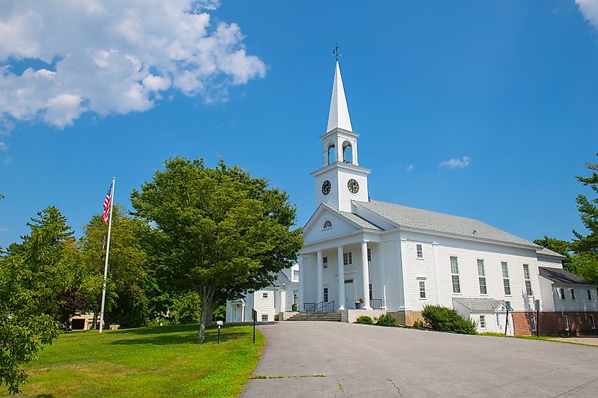 The Congregational Church in Rye, New Hampshire.