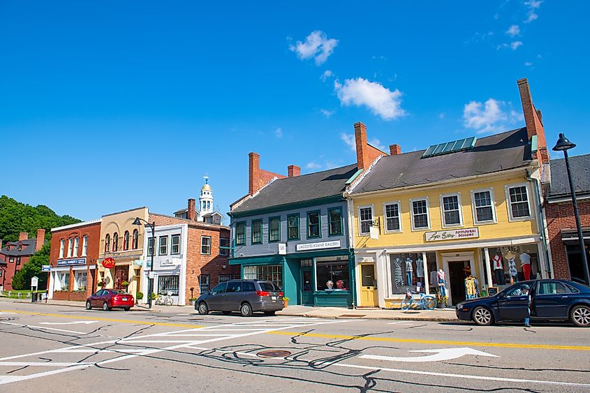 Buildings in Concord, Massachusetts.