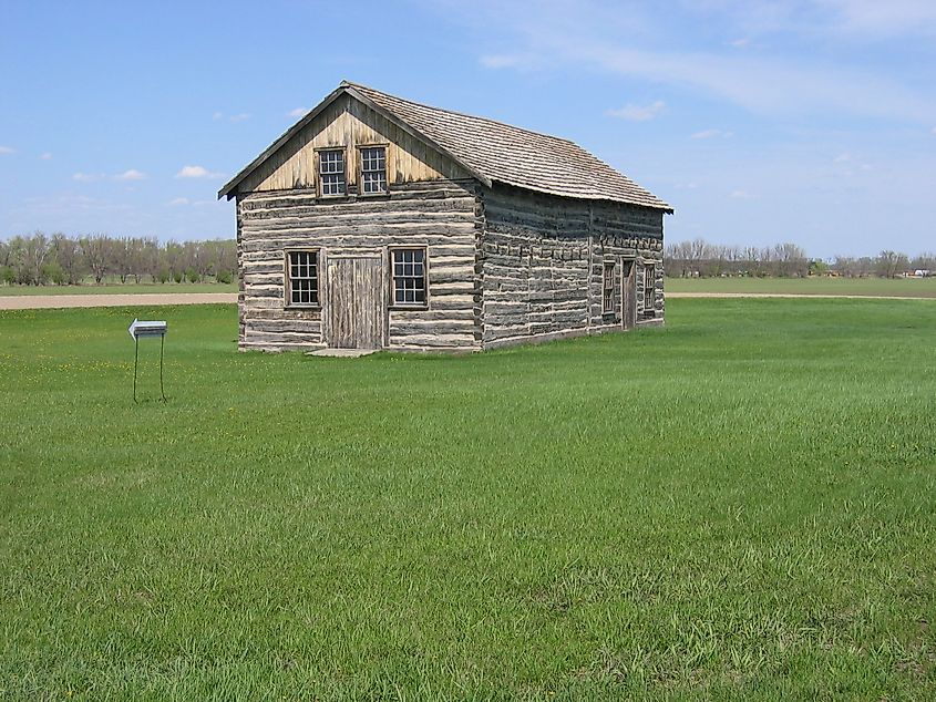 Trading post in Walhalla, North Dakota.