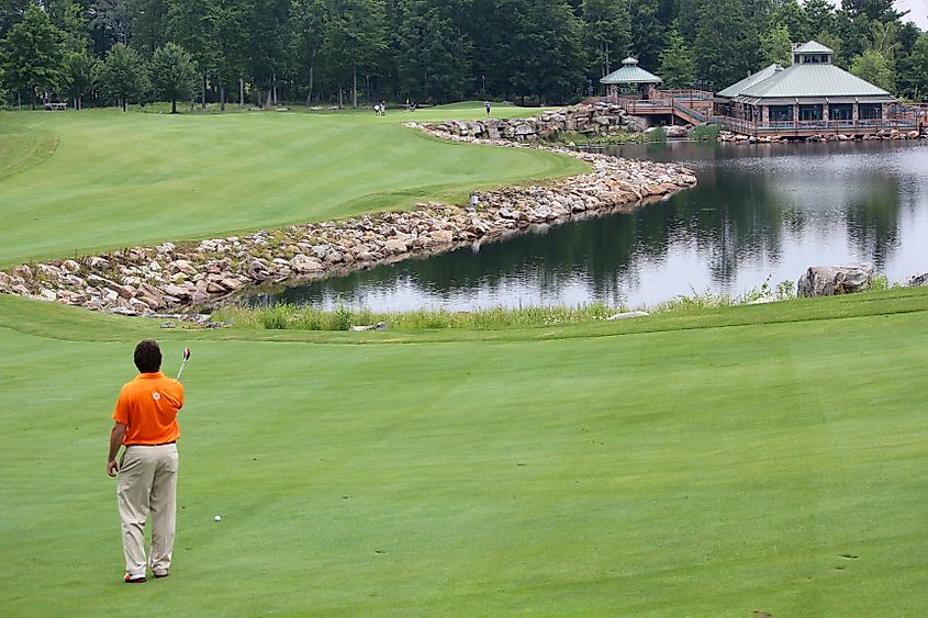 The Mystic Rock golf course at Nemacolin Woodlands Resort