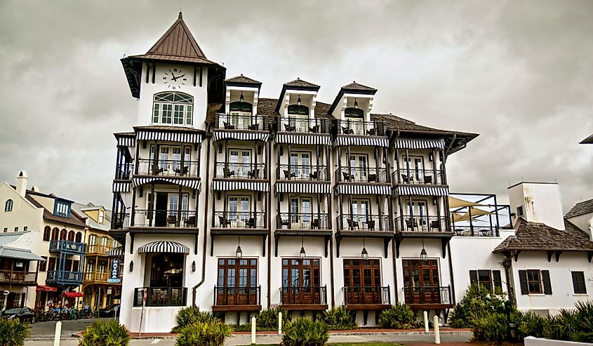 Pearl Hotel on Main Street in Rosemary Beach.