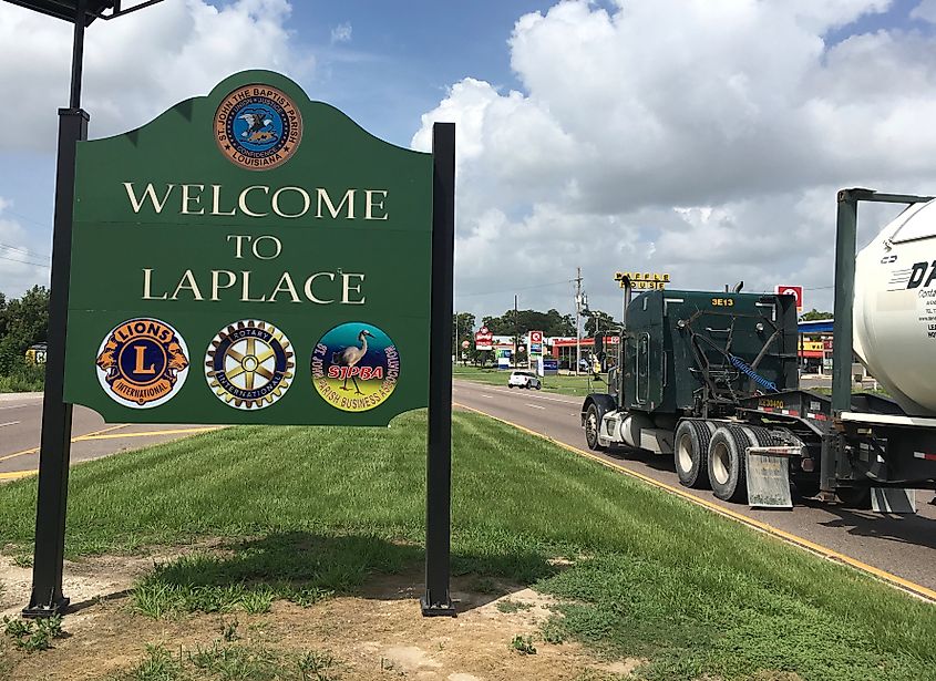 LaPlace, Louisiana, located less than four miles from Frenier. In Wikipedia. https://en.wikipedia.org/wiki/LaPlace,_Louisiana By ScienceQuiz - Own work, CC BY-SA 4.0, https://commons.wikimedia.org/w/index.php?curid=70910586