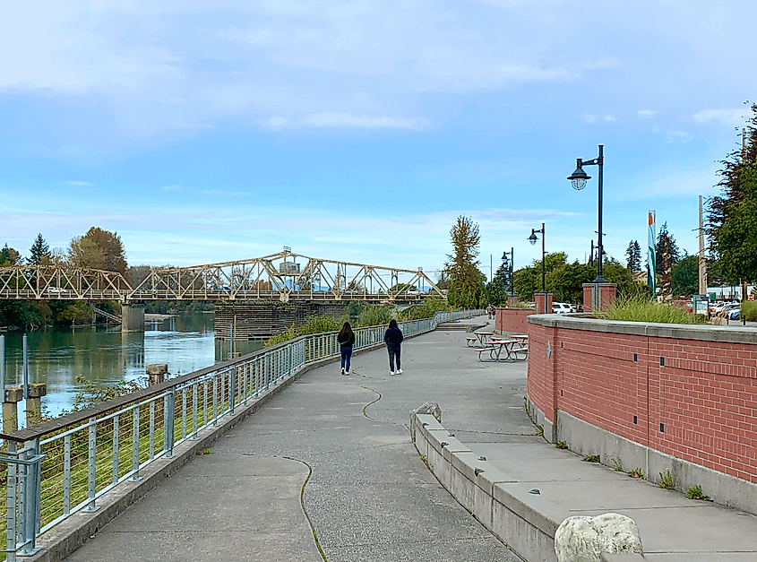 Downtown Waterfront in Mount Vernon, Washington.