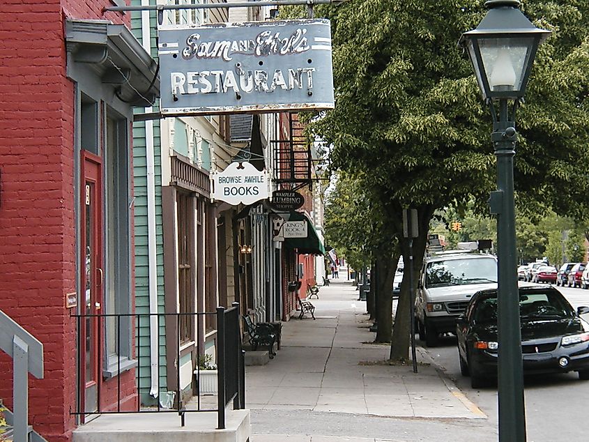 Local businesses in Tipp City, Ohio.