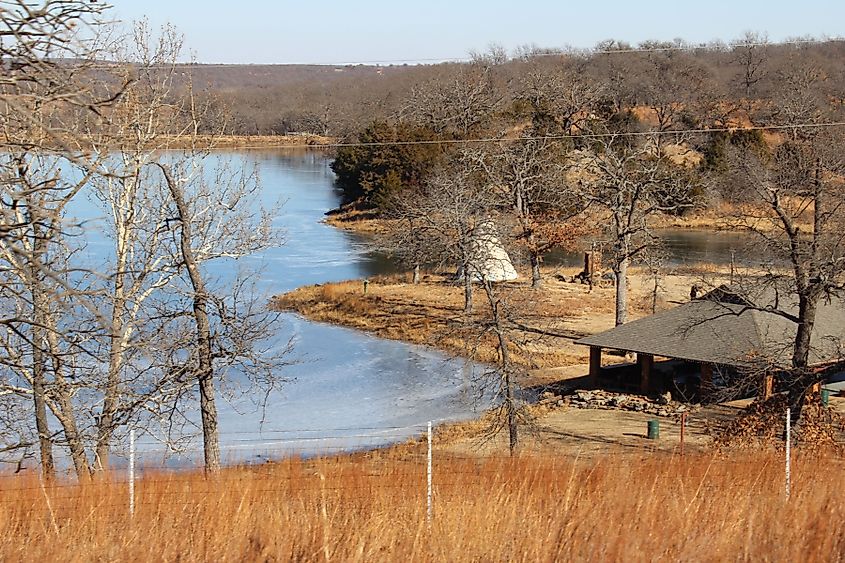 View of a preserve near Bartlesville in Oklahoma.