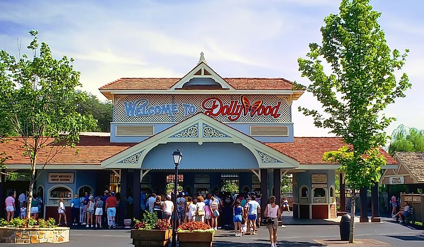 Dollywood Theme Park in Tennessee