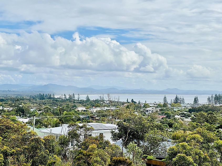 Landscape view of Byron Bay, New South Wales