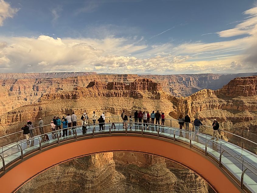 The Grand Canyon West Skywalk 