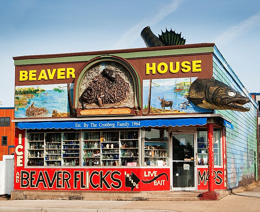 Beaver House Bait and Tackle Store, Grand Marais, Minnesota