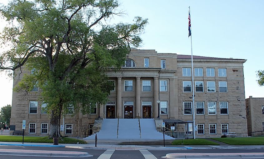 Montrose County Courthouse in Montrose, Colorado.