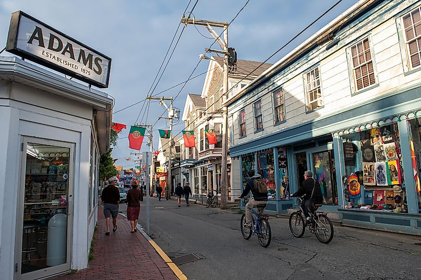 Tranquil scene at Commercial Street in Provincetown, Massachusetts