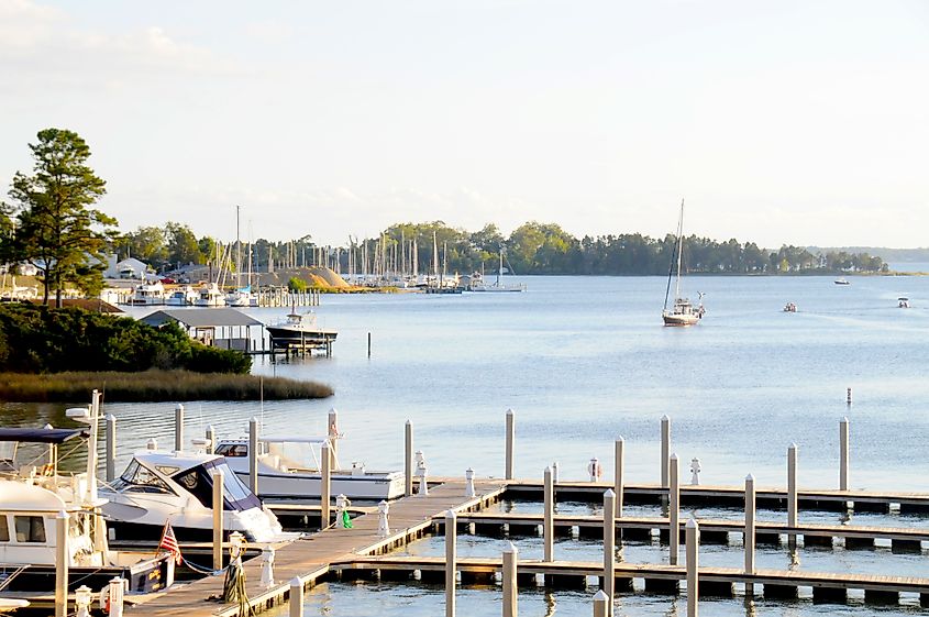 Tides Inn on Carter's Creek in Irvington, Virginia.