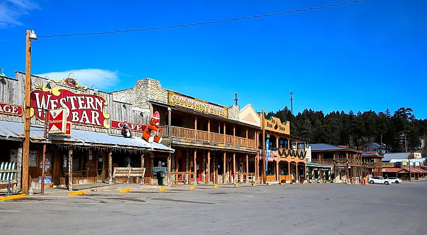 The beautiful town of Cloudcroft, New Mexico.