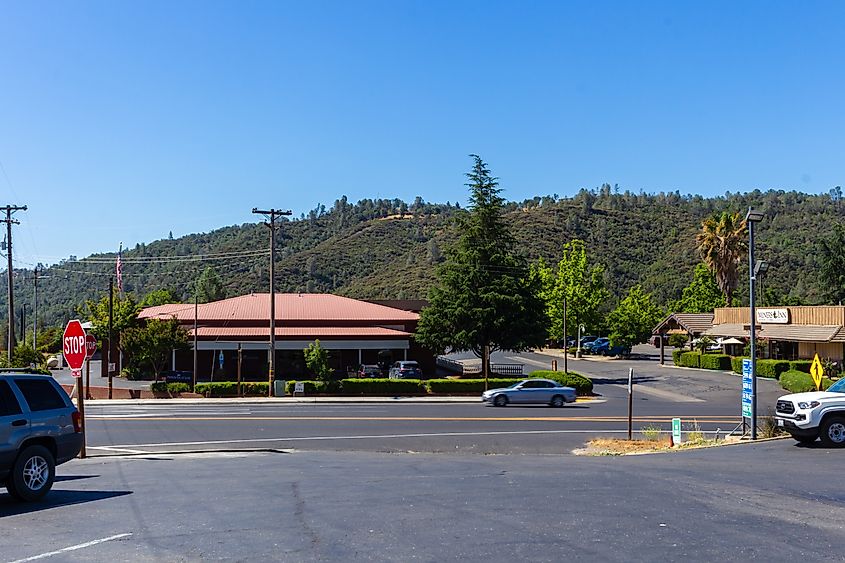 A motel in Mariposa, California.