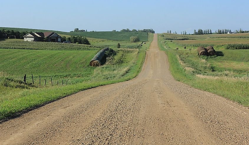 Countryside near Garretson, South Dakota.