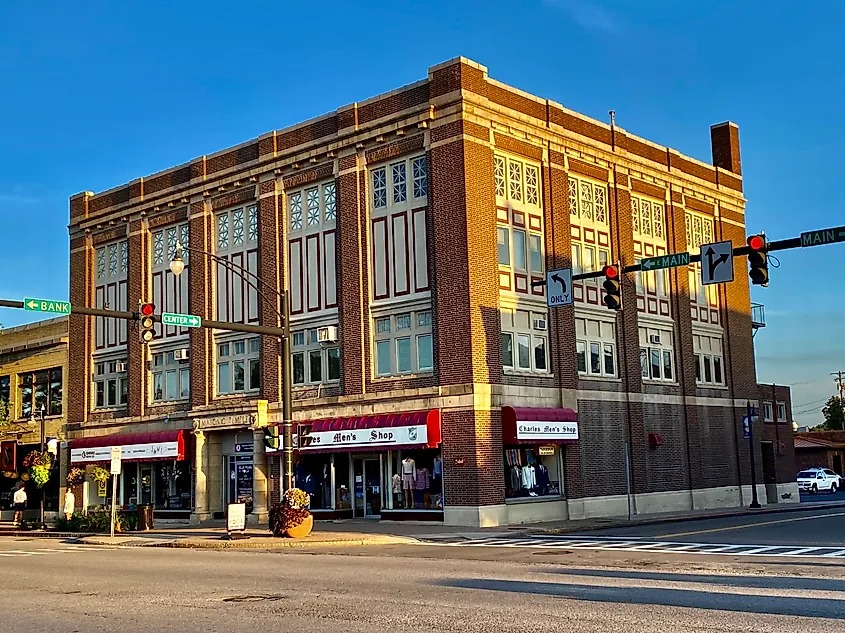 The Masonic Temple, 200 East Main Street at Center Street, Batavia, New York