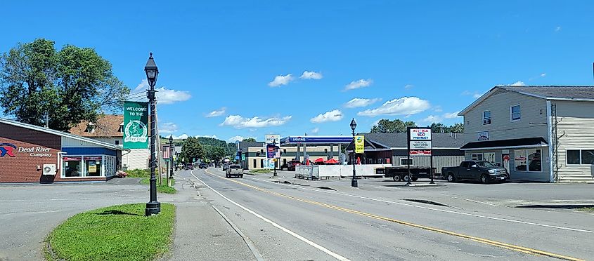 West Main Street in Fort Kent, Maine