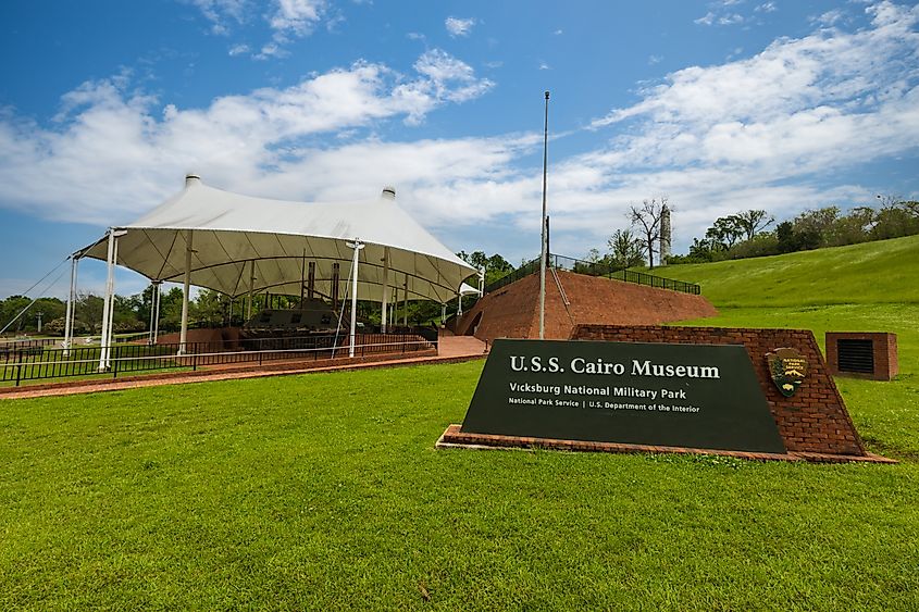 Cairo Museum at the Vicksburg National Military Park. Editorial credit: Chad Robertson Media / Shutterstock.com