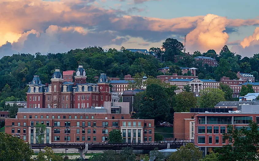 West Virginia University in Morgantown.