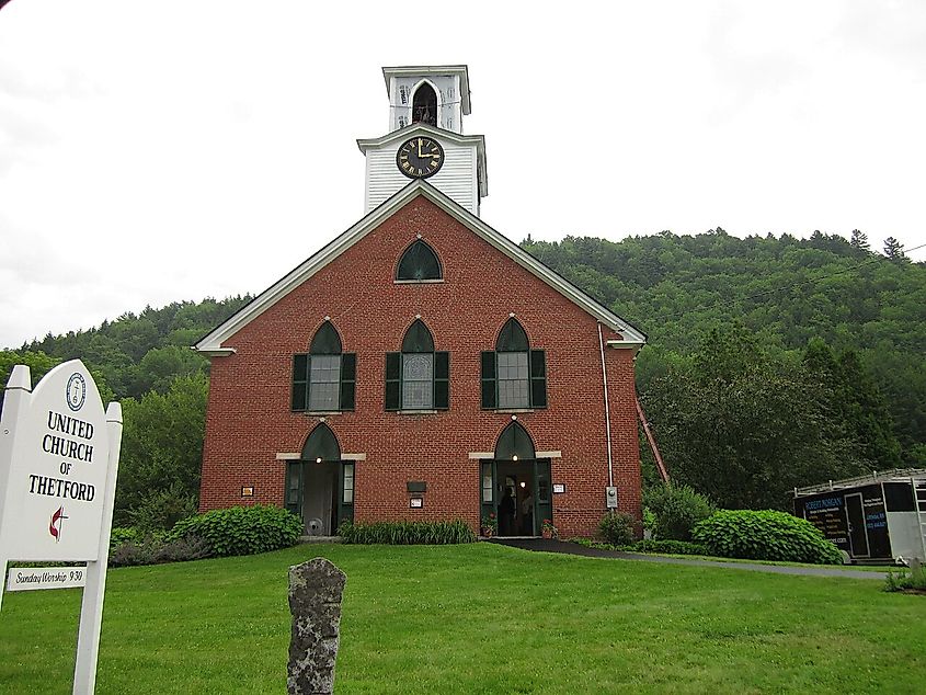 Church in Thetford, Vermont