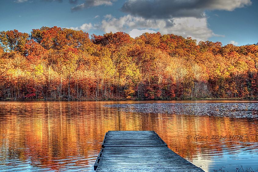 Plum Orchard Lake, West Virginia.
