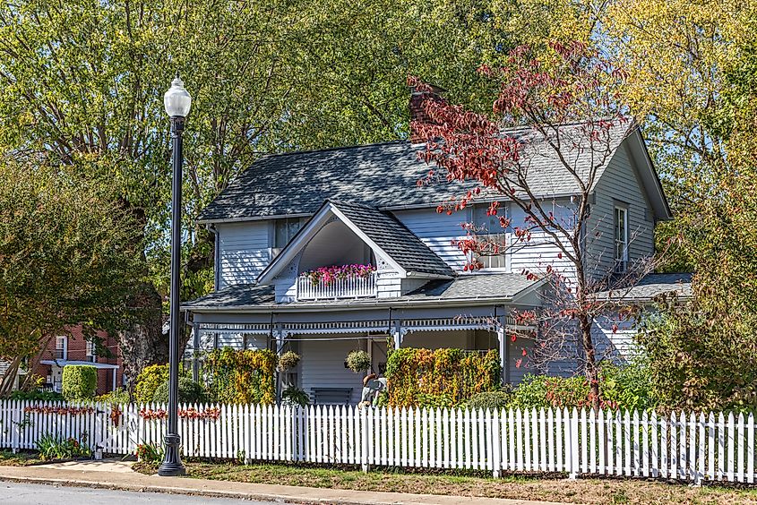 A historic home in Erwin, Tennessee.