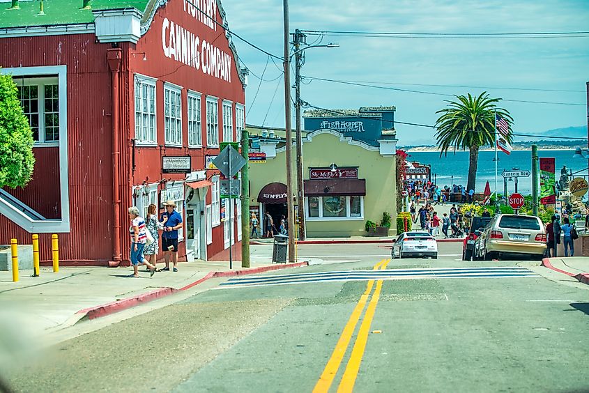 Monterey Canning Co. on a cloudy summer morning. Editorial credit: GagliardiPhotography / Shutterstock.com