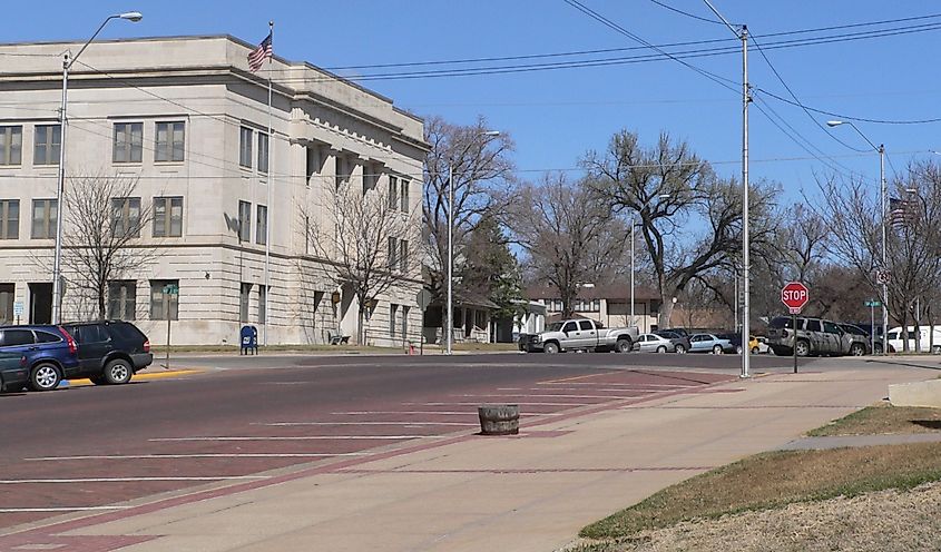 Setting of Harvey P. Sutton House in McCook, Nebraska