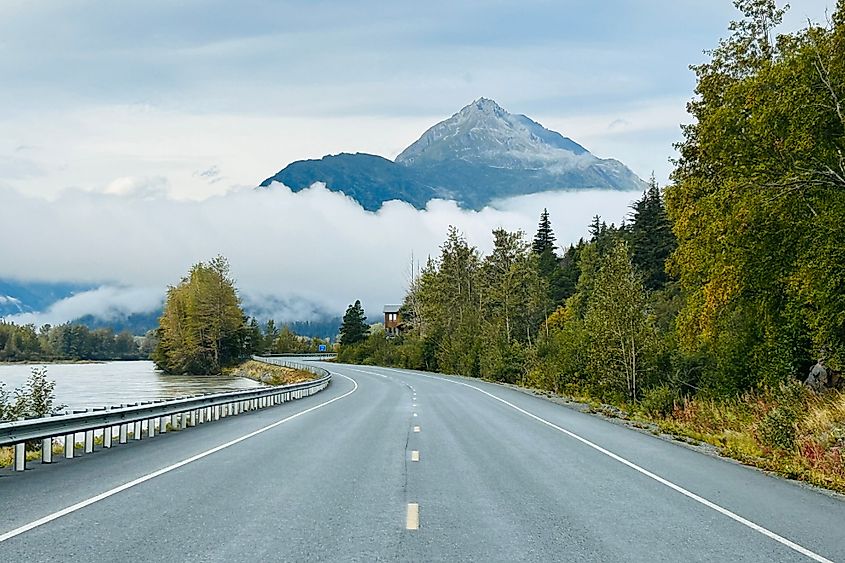 Haines Highway in Alaska