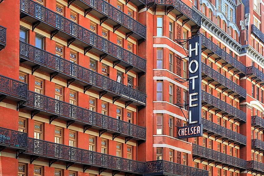 Hotel Chelsea. Editorial credit: Fotogro / Shutterstock.com