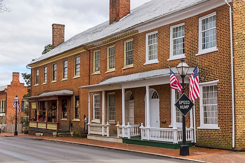 Historical building in Jonesborough, Tennessee.