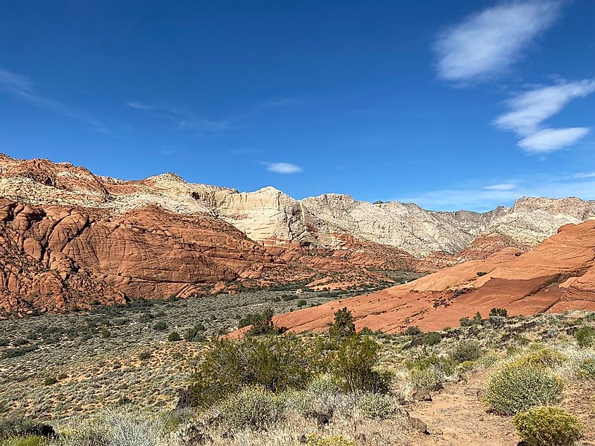 Snow Canyon State Park near the Movara Fitness Resort in Utah.