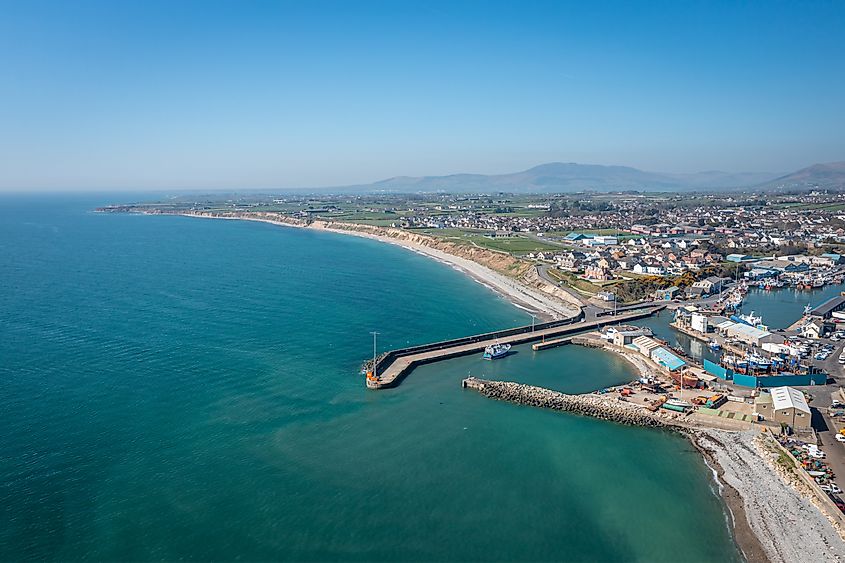 Morning Flight over Kilkeel, County Down, Northern Ireland, United Kingdom.