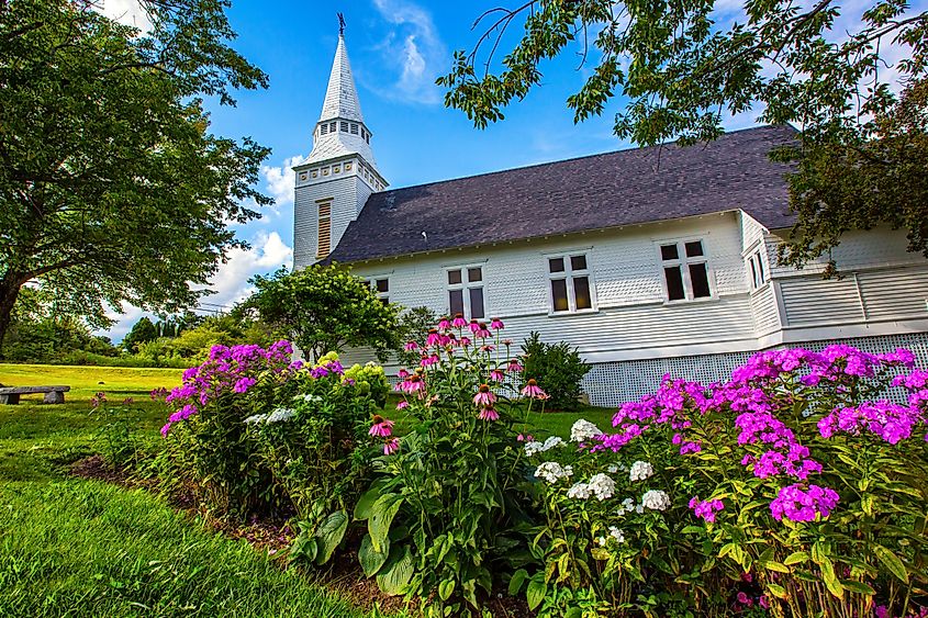 St. Matthew’s Chapel in Sugar Hill, New Hampshire.