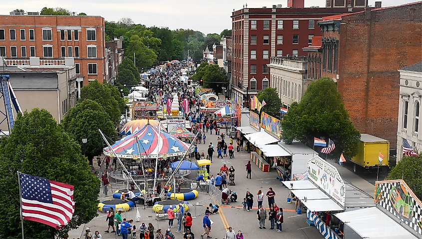 TriFest in Henderson, Kentucky.