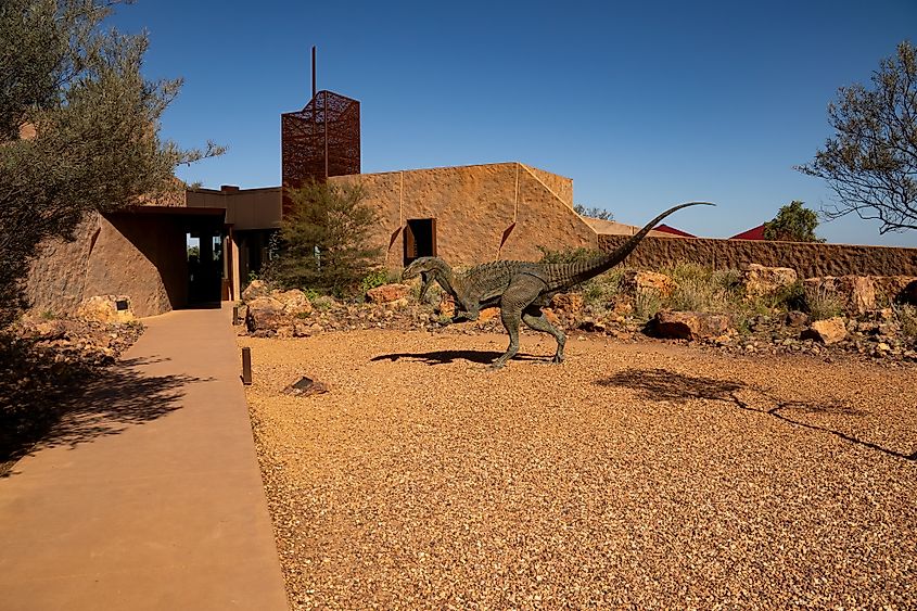 The Australian Age of Dinosaurs Museum in Winton, Queensland, Australia