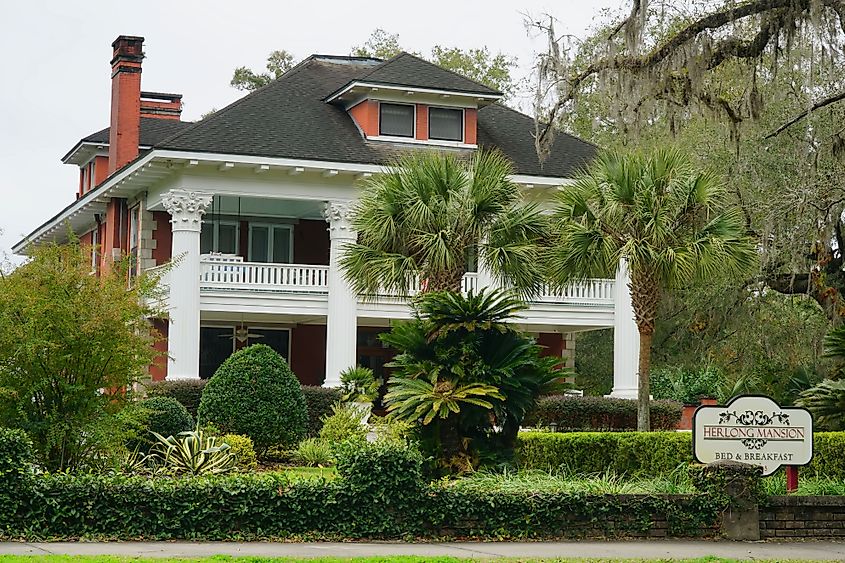 The old and charming town of Micanopy. Editorial credit: Fsendek / Shutterstock.com