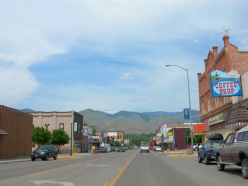 Downtown Salmon, Idaho.