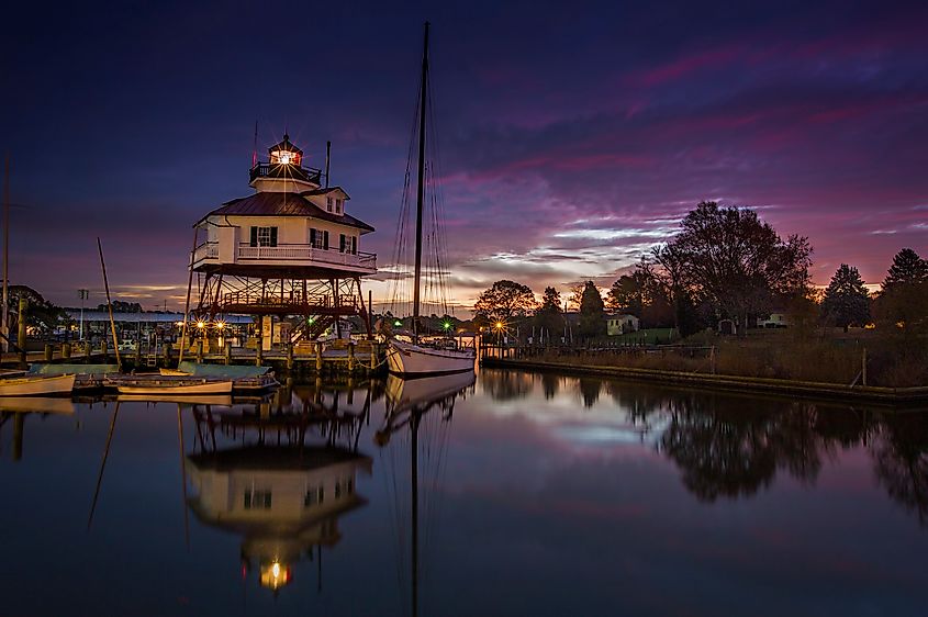 Drum Point Lighthouse in Solomons