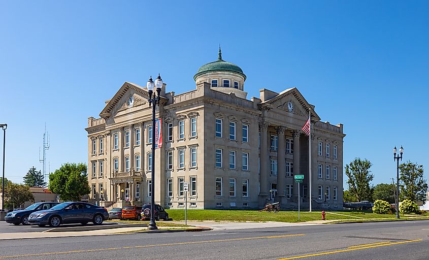 The Clay County Courthouse in Brazil, Indiana