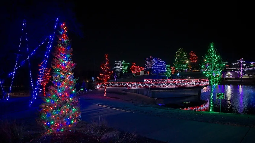 Holiday season at Sar-Ko-Par Trails Park.